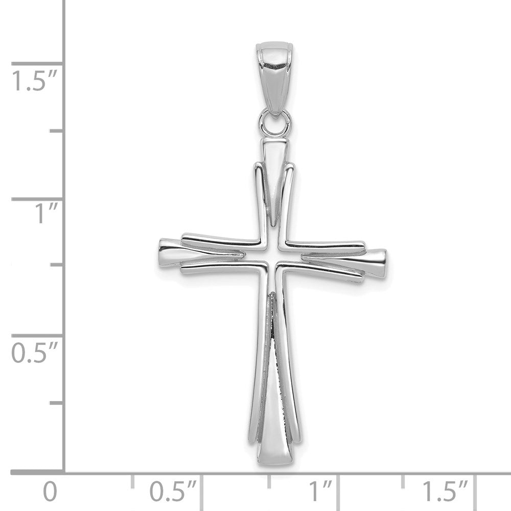 Gold Latin Cross Pendant