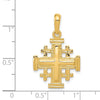 Gold Jerusalem Cross Pendant