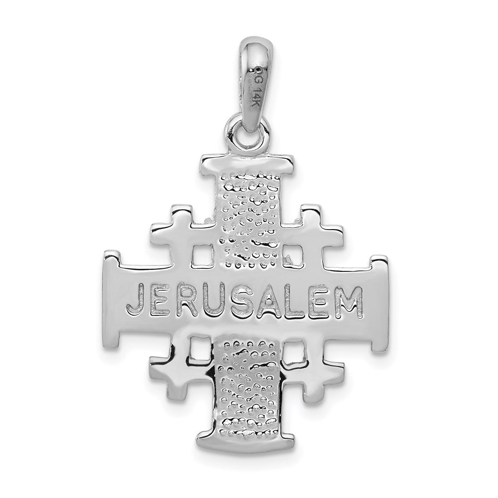 Gold Jerusalem Cross Pendant