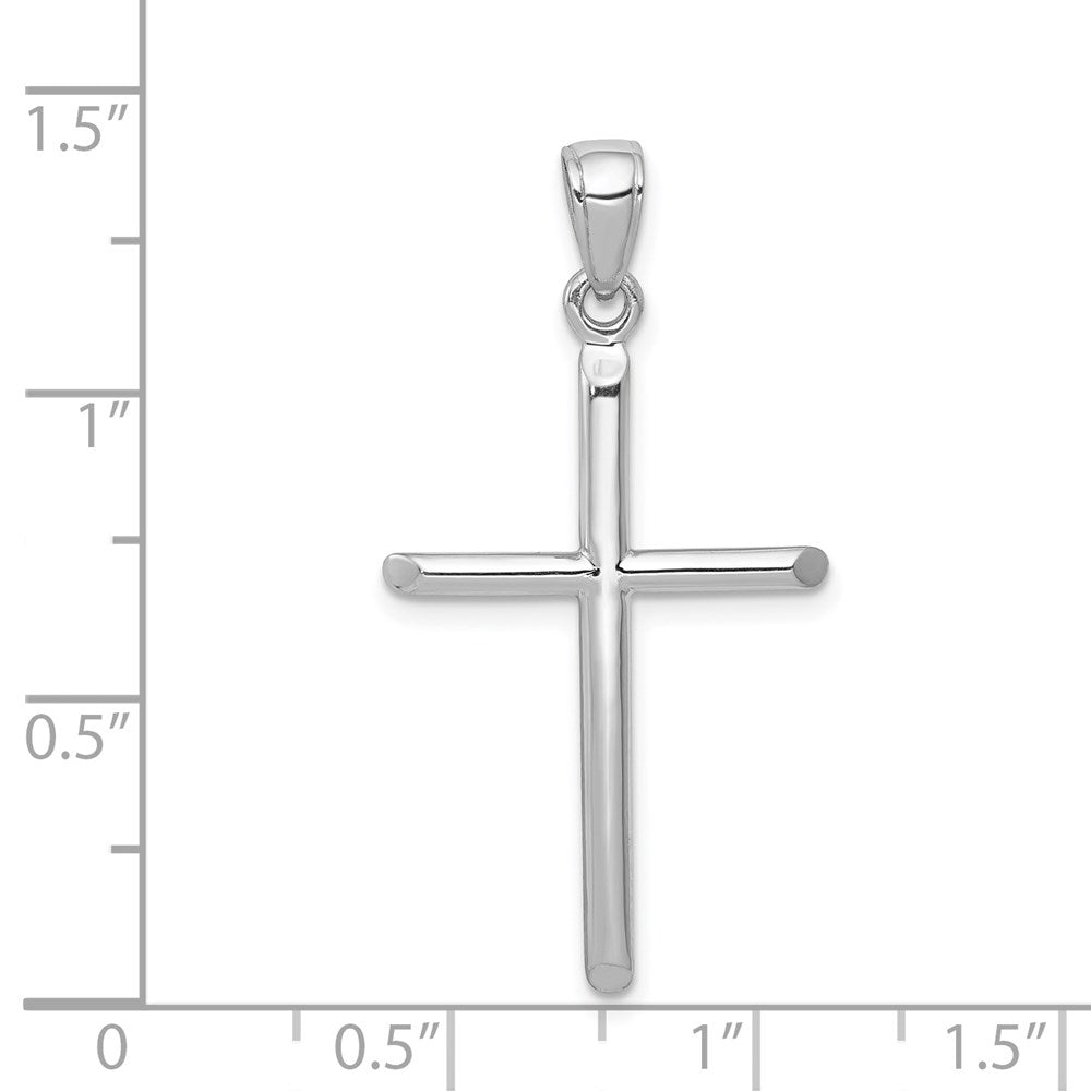Gold Hollow Latin Cross Pendant