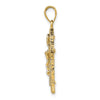 14k Polished Crucifix Pendant