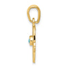 14k Turquoise Chamseh Pendant