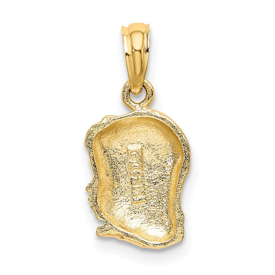 14k Girl Head Charm