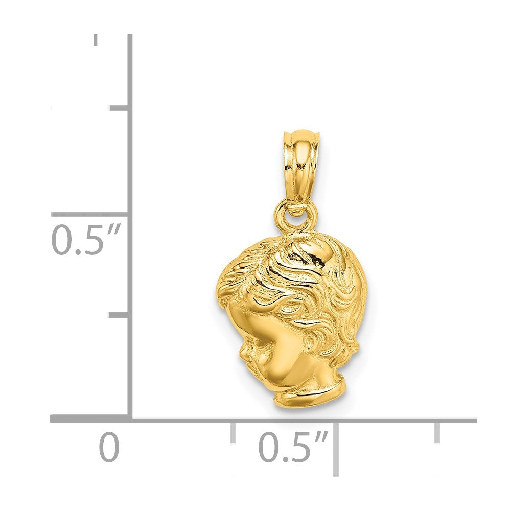 Gold Polished Child Pendants