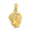 Gold Polished Child Pendants