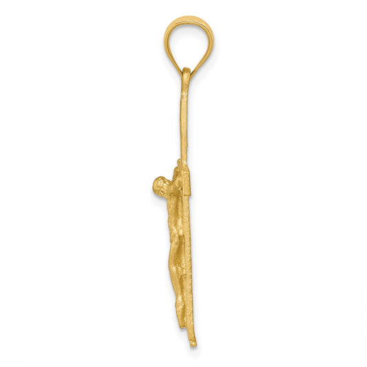 14k Crucifix Pendant