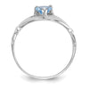 CZ Birthstone Claddagh Heart Ring