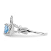 CZ Birthstone Claddagh Heart Ring