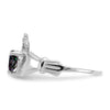 CZ Birthstone Claddagh Heart Ring