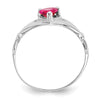 CZ Birthstone Claddagh Heart Ring