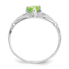 CZ Birthstone Claddagh Heart Ring