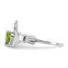 CZ Birthstone Claddagh Heart Ring