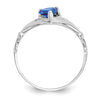 CZ Birthstone Claddagh Heart Ring