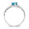 CZ Birthstone Claddagh Heart Ring