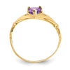 CZ Birthstone Claddagh Heart Ring