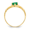 CZ Birthstone Claddagh Heart Ring