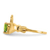 CZ Birthstone Claddagh Heart Ring