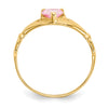 CZ Birthstone Claddagh Heart Ring