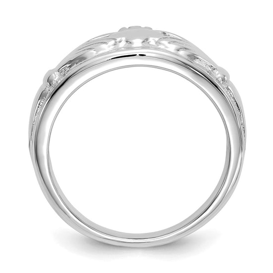 Gold Polished Claddagh Rings