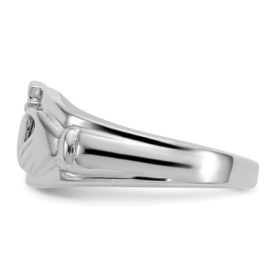 Gold Polished Claddagh Rings