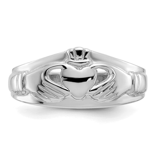 Gold Polished Claddagh Rings