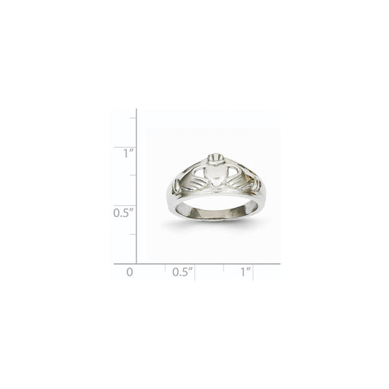 Gold Polished Claddagh Rings