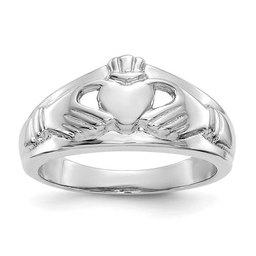 Gold Polished Claddagh Rings