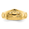 Gold Polished Claddagh Rings