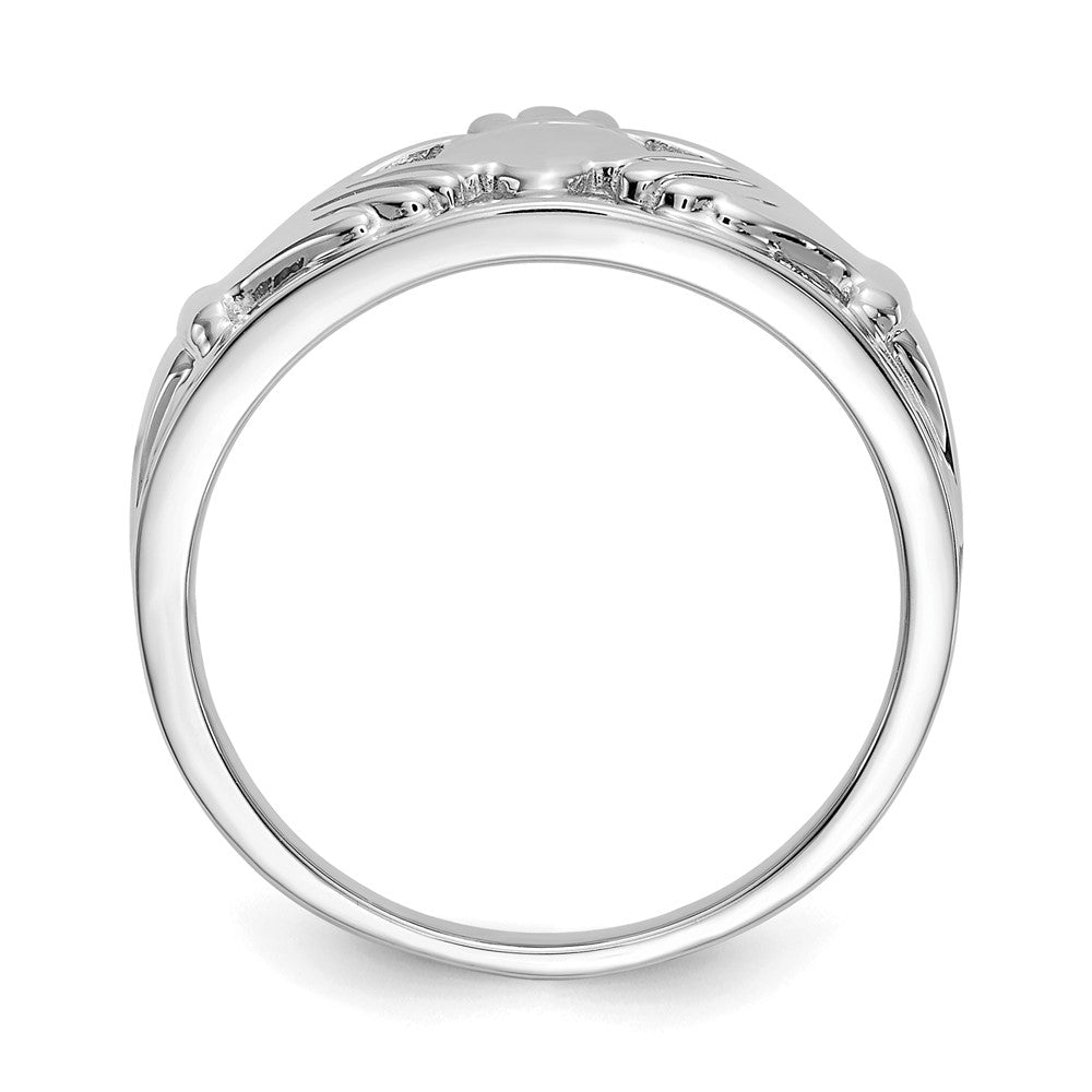Gold Polished Claddagh Rings