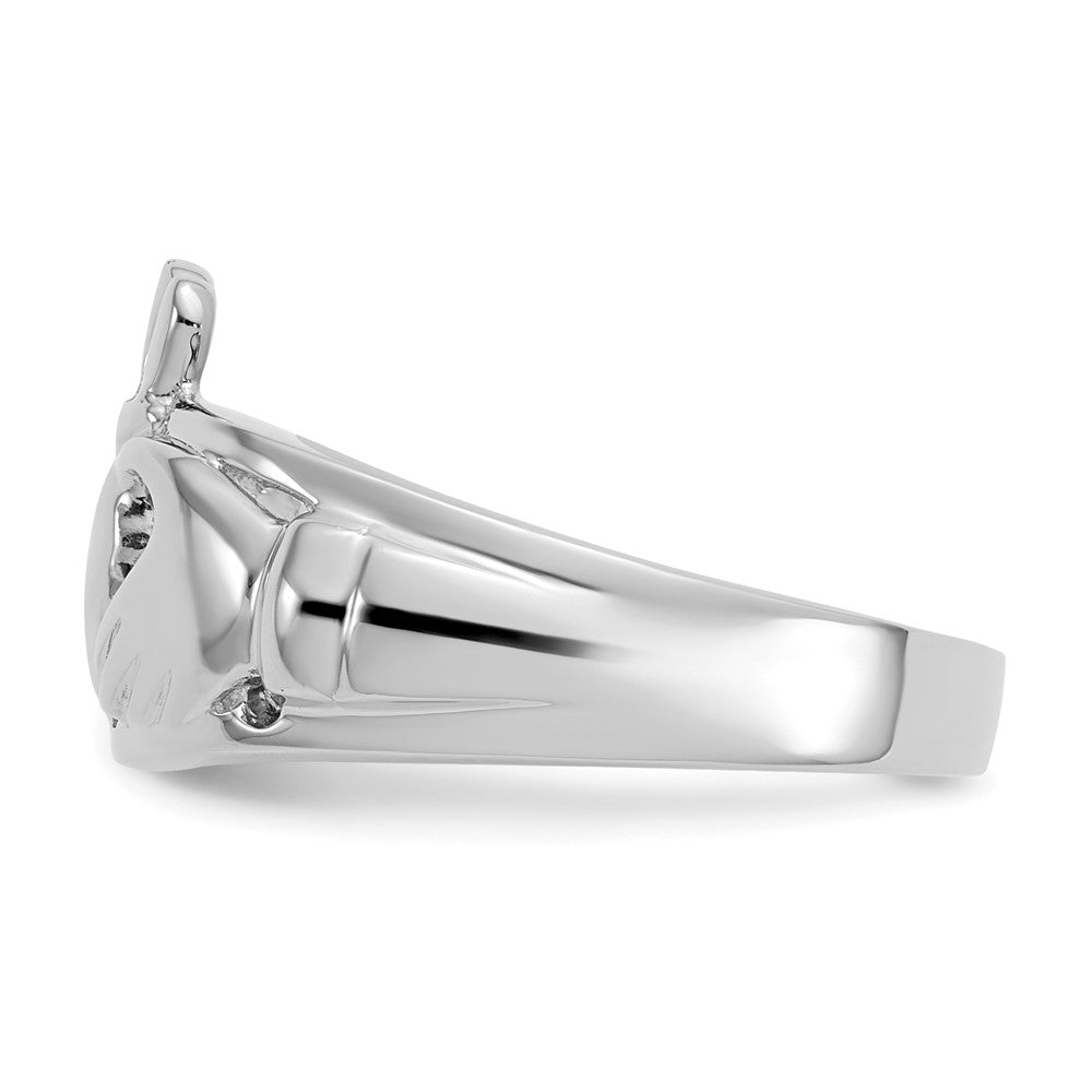 Gold Polished Claddagh Rings