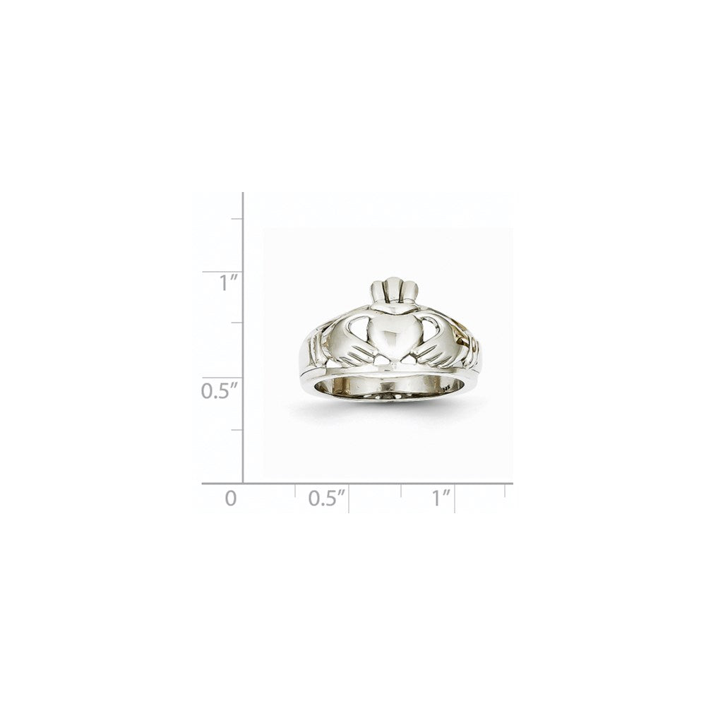 Gold Polished Claddagh Rings