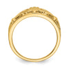 Gold Polished Claddagh Rings