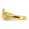 Gold Polished Claddagh Rings