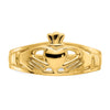 14k Ladies Polished Claddagh Ring