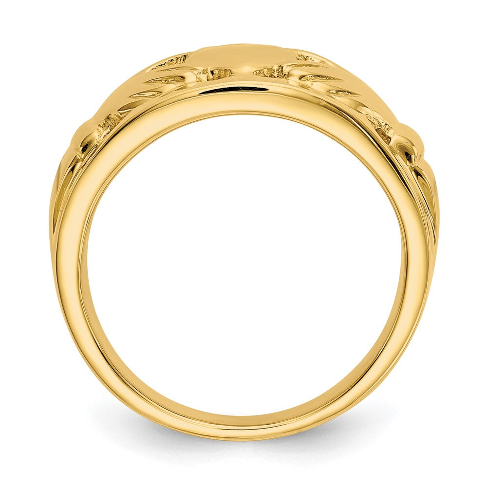 Gold Polished Claddagh Rings