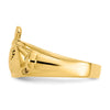 Gold Polished Claddagh Rings