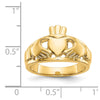 Gold Polished Claddagh Rings