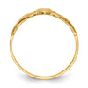 Gold Polished Claddagh Rings