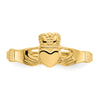 Gold Polished Claddagh Rings