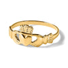 Gold Polished Claddagh Rings