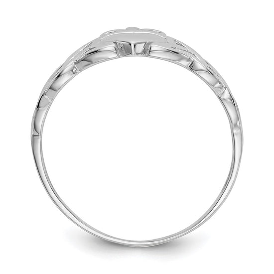 Gold Polished Claddagh Rings