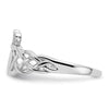 Gold Polished Claddagh Rings