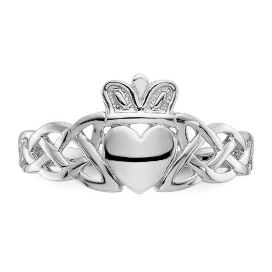 Gold Polished Claddagh Rings