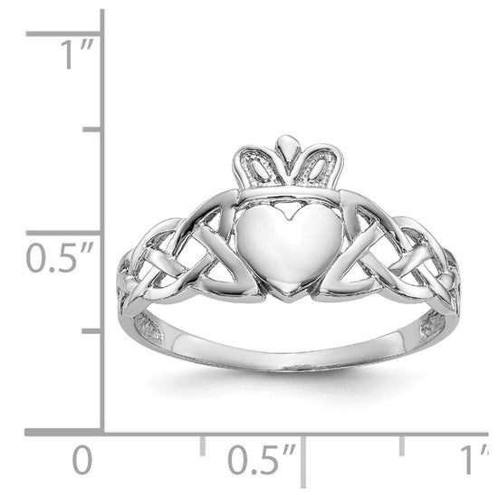 Gold Polished Claddagh Rings