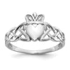 Gold Polished Claddagh Rings
