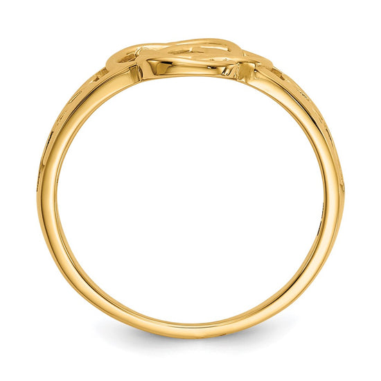 Gold Polished Celtic Knot Rings