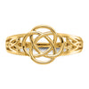 Gold Polished Celtic Knot Rings