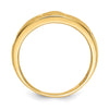 Gold Polished Claddagh Rings