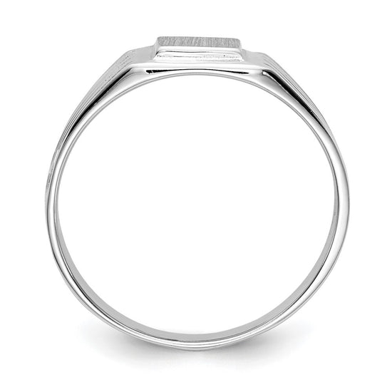 Gold Polished Children's Signet Rings