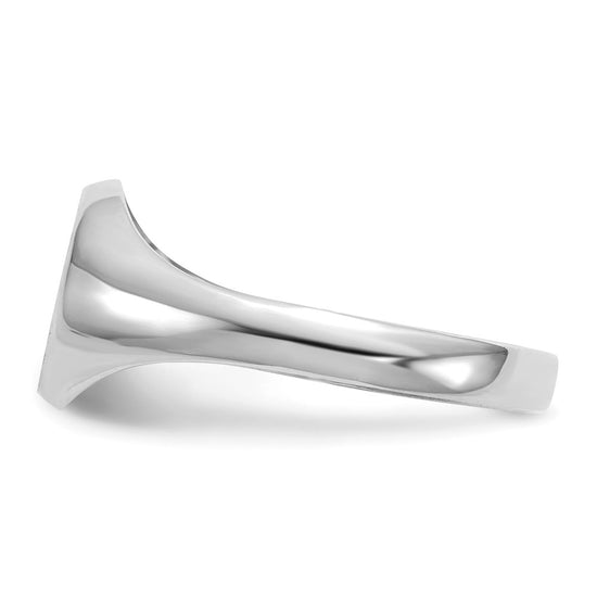 Gold Polished Children's Signet Rings